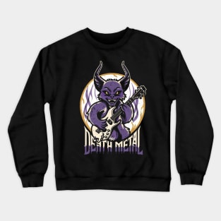 death metal Satanic Baphomet cat Crewneck Sweatshirt